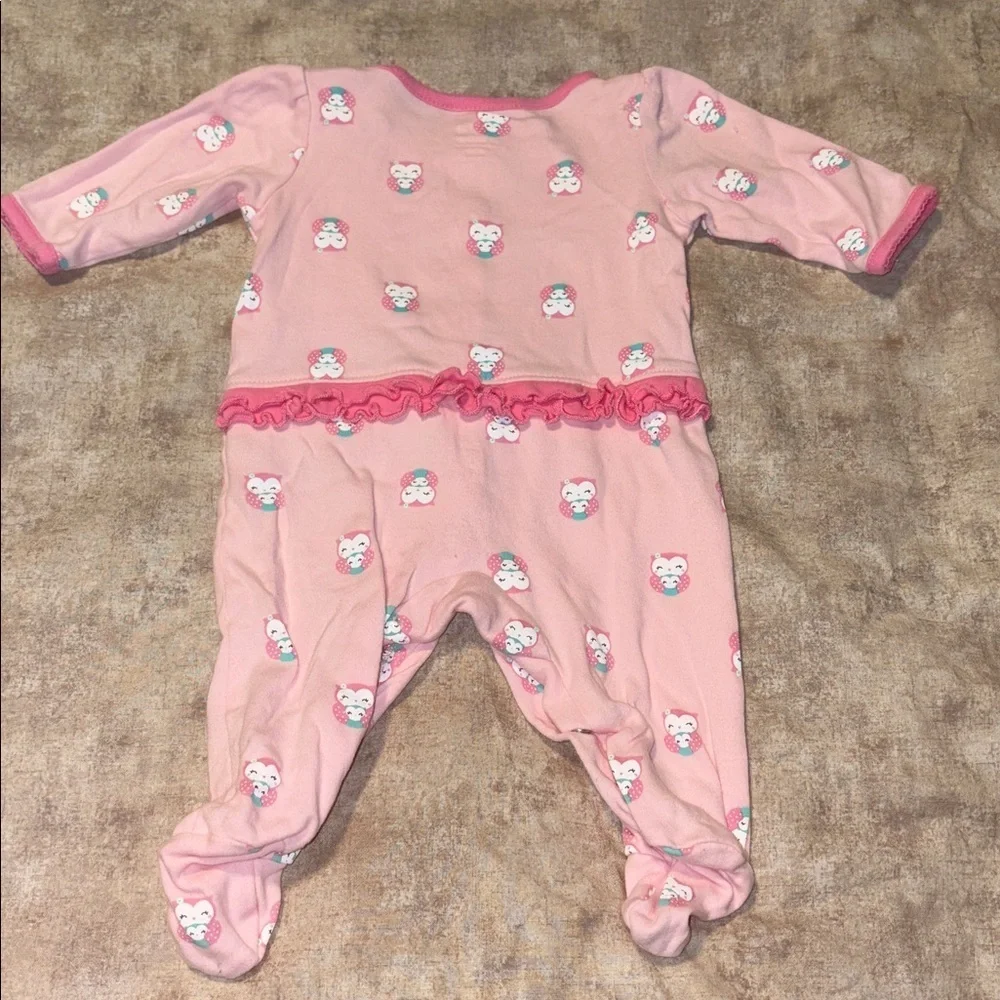 Carter's Pink Baby Onesie with Owl Design